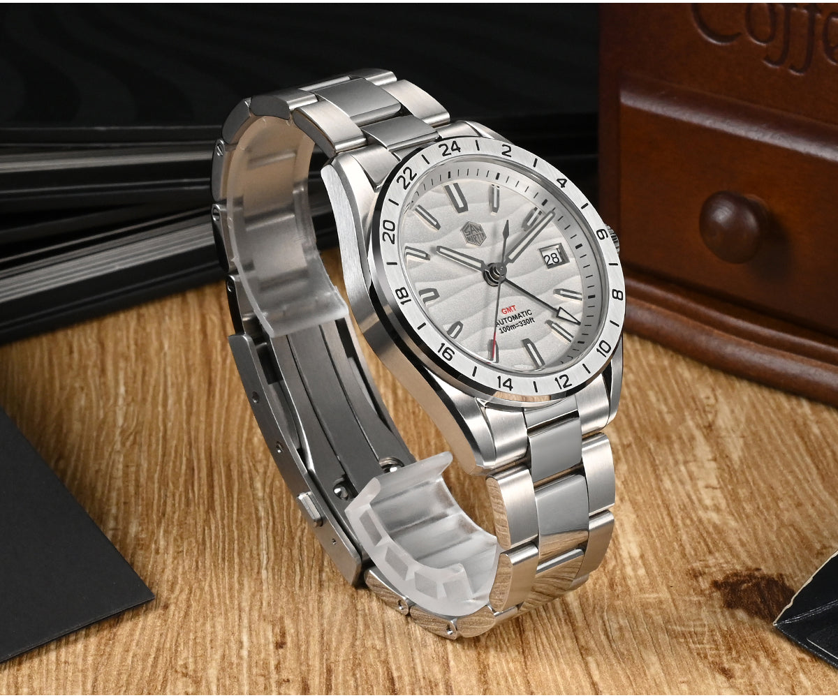 San Martin NH34 39mm GMT Watch SN0129