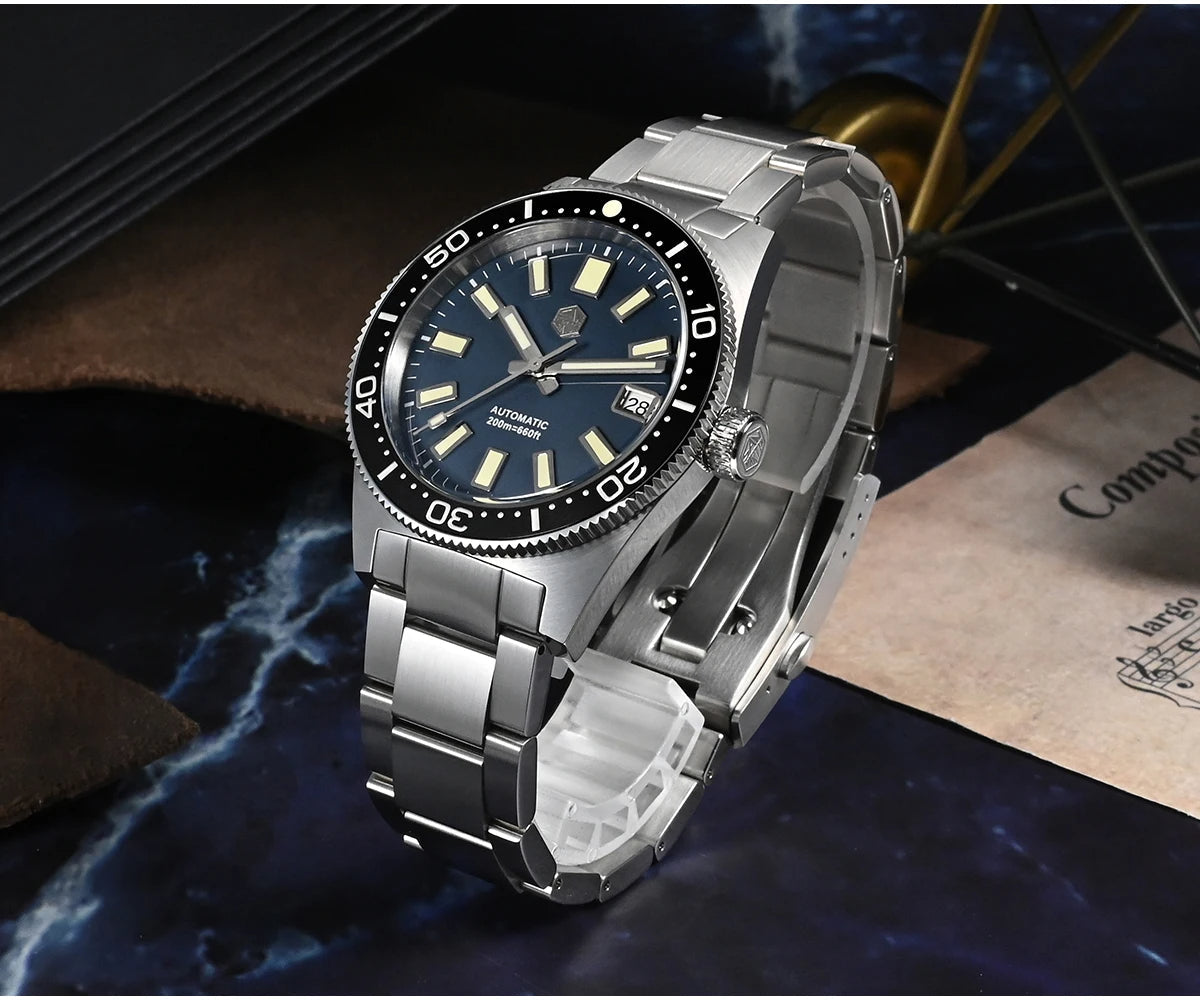 San Martin 39mm 62mas Dive Watch SN007GB