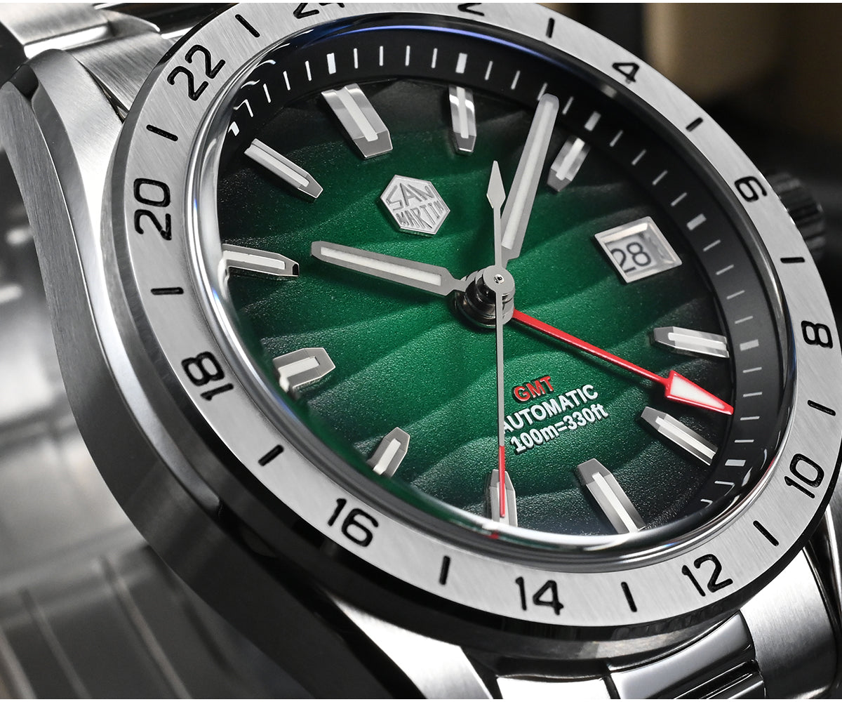 San Martin NH34 39mm GMT Watch SN0129
