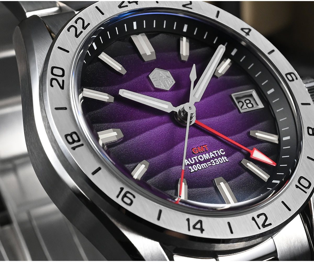 San Martin NH34 39mm GMT Watch SN0129