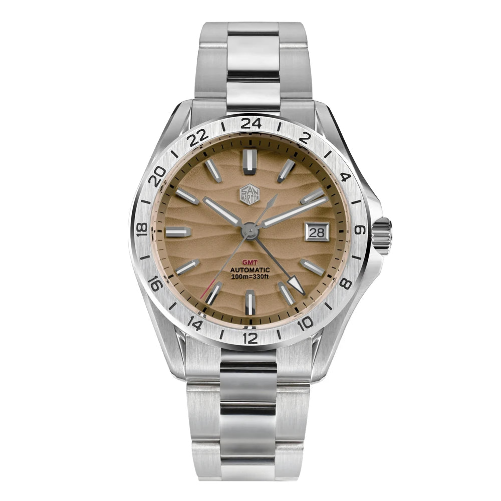 San Martin NH34 39mm GMT Watch SN0129