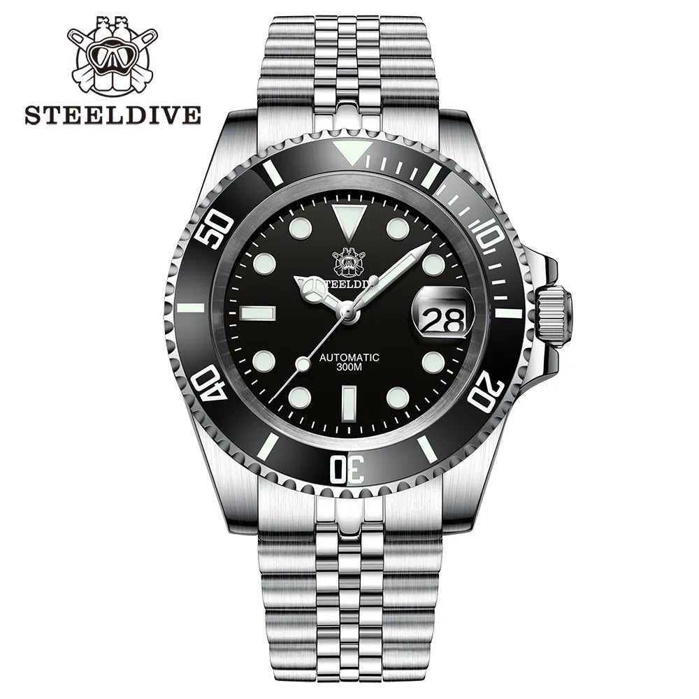 V2 Steeldive 1953 Sub Mechanical Watch Men