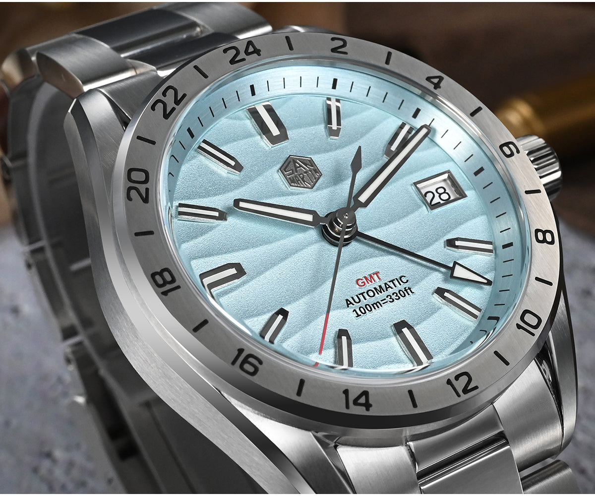 San Martin NH34 39mm GMT Watch SN0129