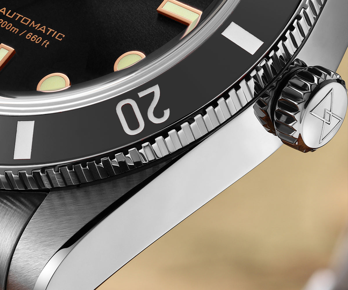 Cronos 37mm PT5000 Vintage Diver Watch L6033