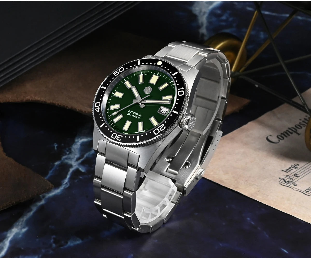 San Martin 39mm 62mas Dive Watch SN007GB