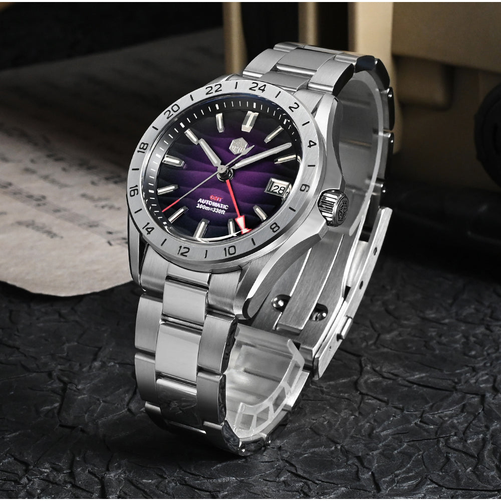 San Martin NH34 39mm GMT Watch SN0129