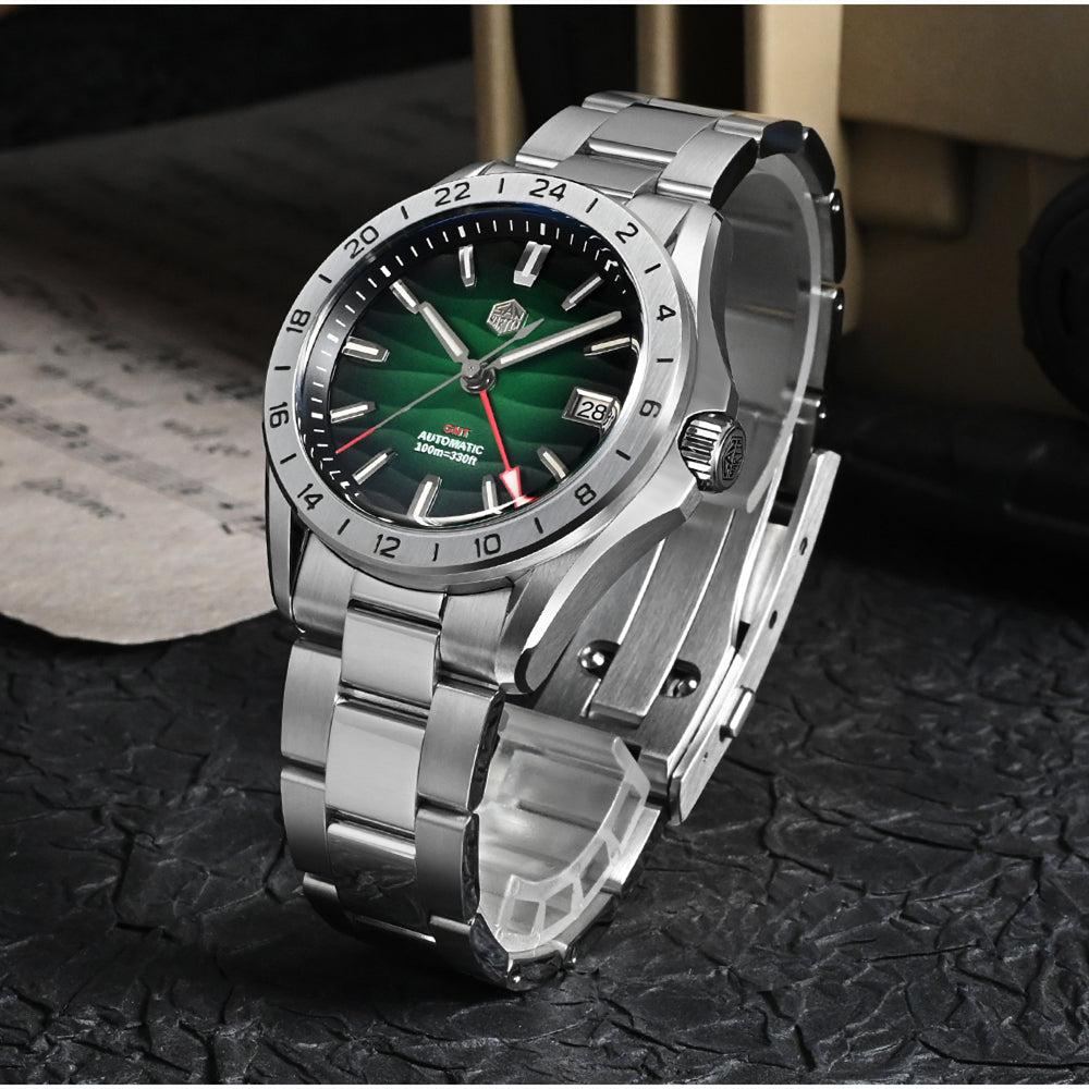 San Martin NH34 39mm GMT Watch SN0129