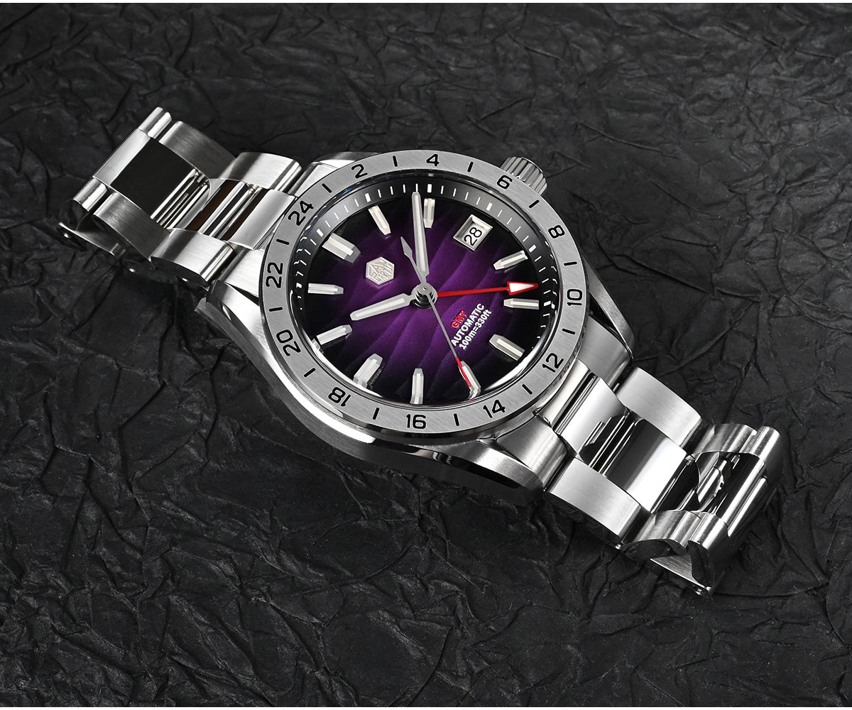 San Martin NH34 39mm GMT Watch SN0129