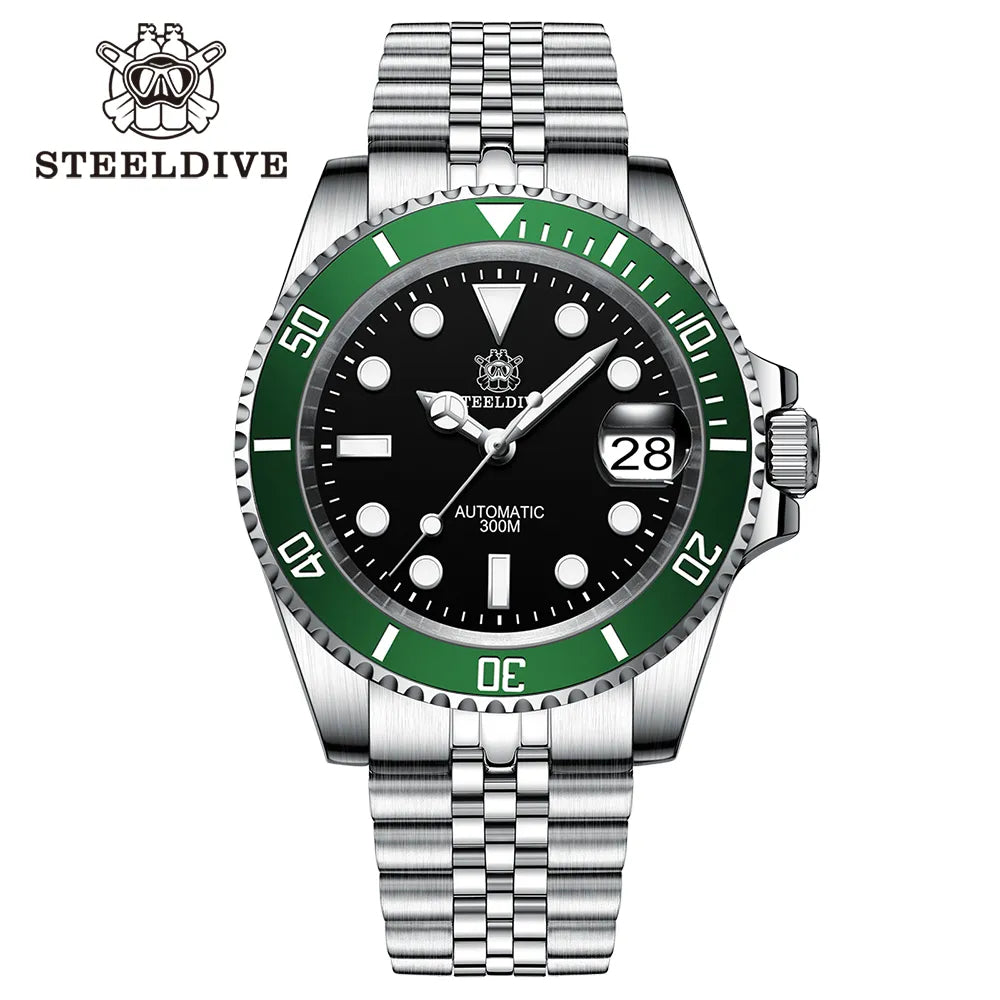 V2 Steeldive 1953 Sub Mechanical Watch Men